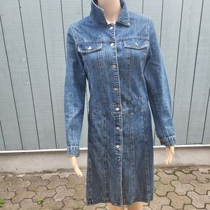 Twick denim blue mid dress size S